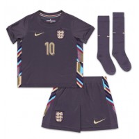 Maglie da calcio Inghilterra Jude Bellingham #10 Seconda Maglia Bambino Europei 2024 Manica Corta (+ Pantaloni corti)
